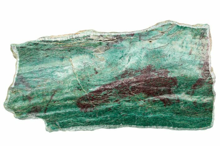 Polished Fuchsite Chert (Dragon Stone) Slab - Australia #240082